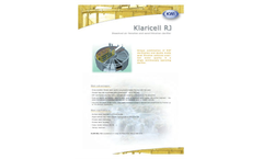 Klaricell - Model RJ - Dissolved Air Flotation and Sand Filtration Clarifier Brochure
