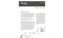 Measurement Solution for FTIR Vs. GC in Gas Analysis - Application Datasheet