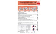VYC-Industrial - Model 042 EN - Thermodynamic Steam Trap without Filter - Brochure