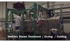 Ventilex seed steam treatment drying cooling - Video