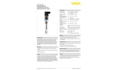VEGASWING - Model 53 - Vibrating Level Switch for Liquids - Brochure