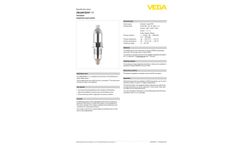 VEGAPOINT - Model 11 - Ultra-Compact Capacitive Limit Switch - Brochure