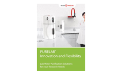 Purelab - Model Chorus 1 - Lab Water Purification Systems Brochure