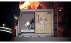Type 90 Safety Cabinet in 90 Minute Fire Endurance Test - Video
