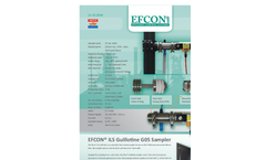 Efcon - Model ILS - Inline Guillotine Wastewater Sampler - Brochure
