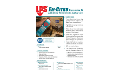 EM-Citro - Emulsion Degreaser Brochure