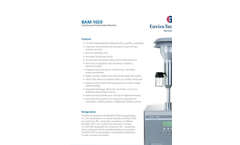 BAM1020 - Beta-Attenuation Continuous Particulate Monitor Brochure