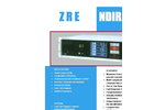 ZRE - NDIR - O2 Analyser for Single Infrared Light Beam Datasheet