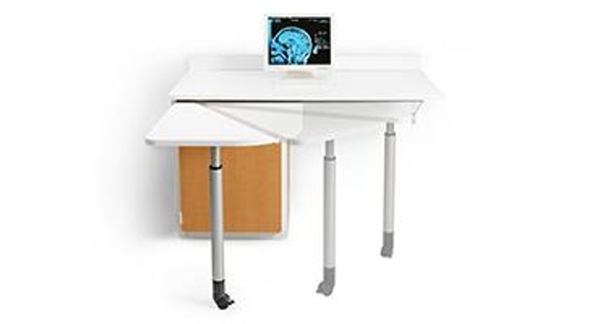 Nurse Swivel Desk - OR Nurse Documentation Station