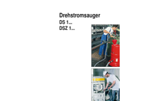 Type DS1 - Three-Phase Vacuum Cleaners - Brochure