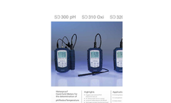 Model SD 300 pH, SD 320 Con - Waterproof Hand Held Meters- Brochure
