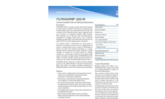 Filtrasorb - 200-M - Granular Activated Carbon - Brochure
