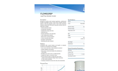 Flowsorb - - Low-Flow Water Treatment Applications - Brochure