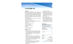 Cyclesorb - HP - Stainless Steel Portable Liquid Treatment Unit - Brochure