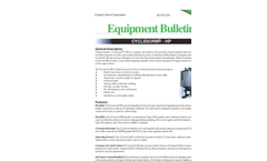 Cyclesorb - HP - Stainless Steel Portable Liquid Treatment Unit Brochure