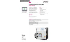 Pink - Model V6-G - Low-Pressure Plasma System - Brochure