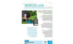 Hutchinson - Model Kee Nu Disc RBC - Commercial Sewage Treatment Plant -  Brochure