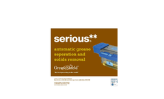 Serious - Grease Trap - Brochure