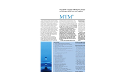 Model MTM - Granular Manganese Dioxide Filtering Media Brochure