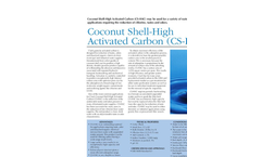 Model CS-HAC - Coconut Shell-High Activated Carbon Brochure