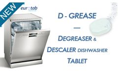 TRY D-GREASE, NEW DISHWASHER CLEANER TABLET - Video