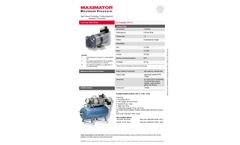 Maximator - Model GPLV series - Air Amplifiers - Brochure