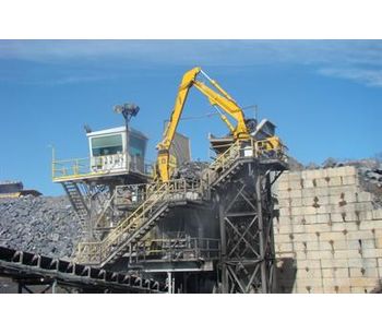 Indeco - Model SBS Series - Pedestal Boom Systems for Primary & Portable Crushers