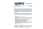 Watts - Model 10 - Durable Corrosion-Resistant Stainless Steel Gas Connector - Brochure