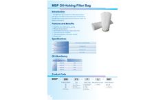 Microteck - Model MBP Series - Oil Holding Filter Bag - Brochure