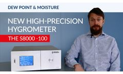 New high-precision hygrometer measures to -100 °C frost point - Michell (EN)
