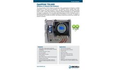 Michell OptiPEAK - Model TDL600 - Moisture in Natural Gas Analyzer - Brochure