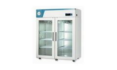 Model CLG-1400G  - Glass Double Door Refrigerator