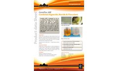 Genefloc - Model ABF - Combined Algaecide, Biocide & Flocculant - Datasheet