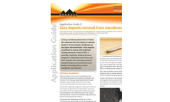 AG2 - Clay Deposit Removal from Membranes - Application Guides