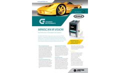 MiniScan - Model IR VISION - Intelligent Portable Multi-Fuel Analyzer Brochure