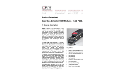 Axetris - Model LGD F200-A NH3 - Laser Gas Detection Modules - Datasheet