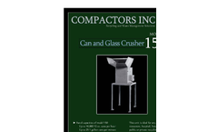 Can & Glass Crushers - Model 150 Brochure