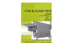 Can & Glass Crushers - Model 270 Brochure