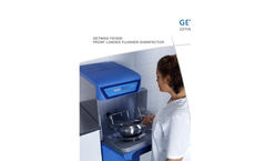 Getinge - FD1600 - Front-Loaded Flusher-Disinfector Brochure