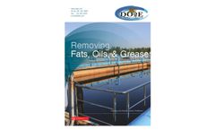 Removing Fats, Oils, & Grease - Brochure