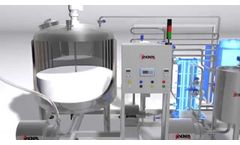 Inoxpa Dairy Product Manufacturing Miniplant with blender and reception unit - video