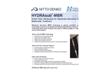 HYDRAsub - Model MBR - Hollow Fiber Membranes for Membrane Bioreactor Brochure