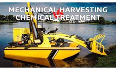Water Weeds Removal - Mechanical Harvesting vs Chemical Treatment - Video