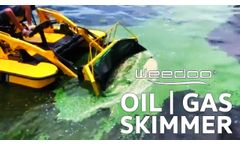 Skimmer to Removes Algae, Oil, and Gas from the Waterways - Video