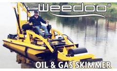 Weedoo Oil and Gas Skimmer - Inshore and Shallow Water Oil Recovery - Video