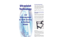 UV in soft drinks and bottled water