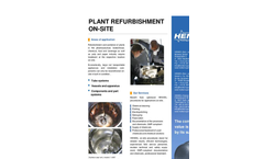 Plant Refurbishment On-Site Services - Brochure