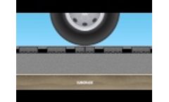 GeoPave Aggregate Porous Pavement System Cross Section Animation - Video