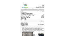 GeoPave - Aggregate Porous Pavement System - Technical Specifications