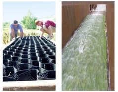 GEOWEB Geocells Combined With A Turf Reinforcement Mat (TRM)